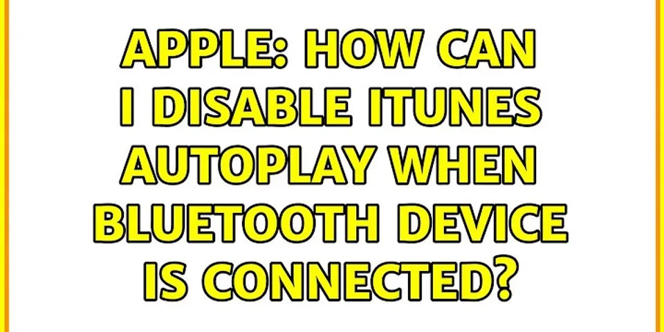 Stop Apple Music from opening bluetooth