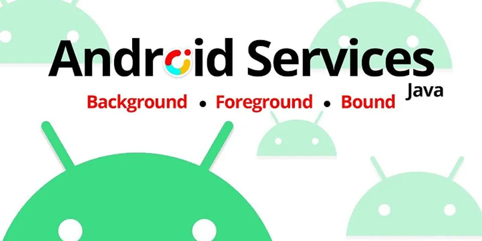 Stop running service android