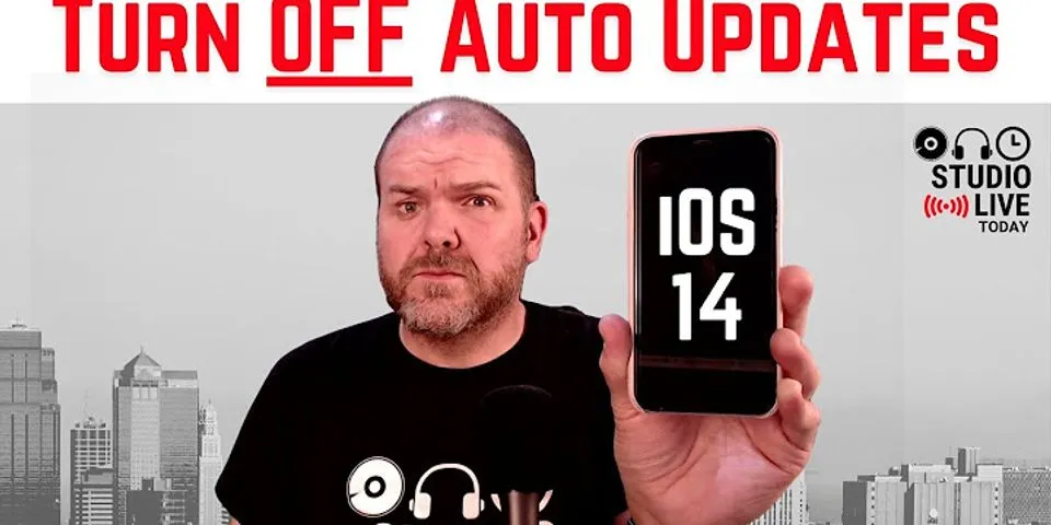 Stop update iOS