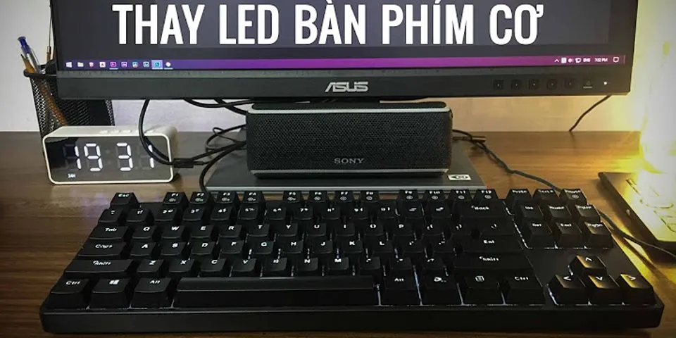 Thay đèn LED bàn phím cơ