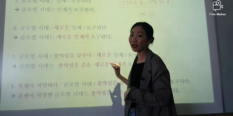 Viết đoạn văn tại sao học tiếng Hàn bằng tiếng Hàn