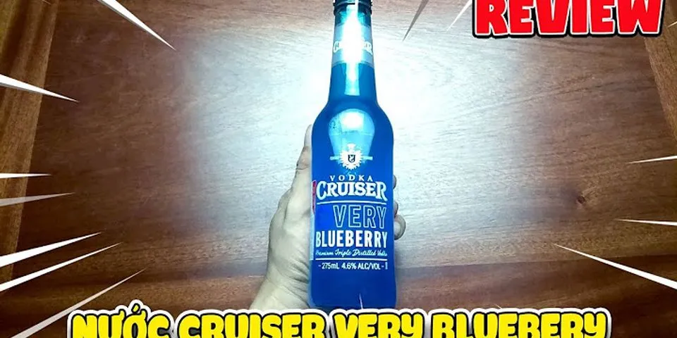 Vodka Cruiser cách uống