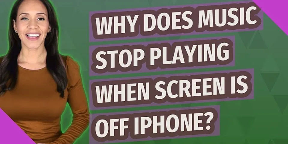 Why does audio stop playing on iPhone?