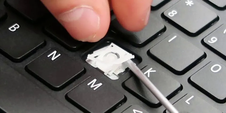 Why does my laptop key keep coming off?