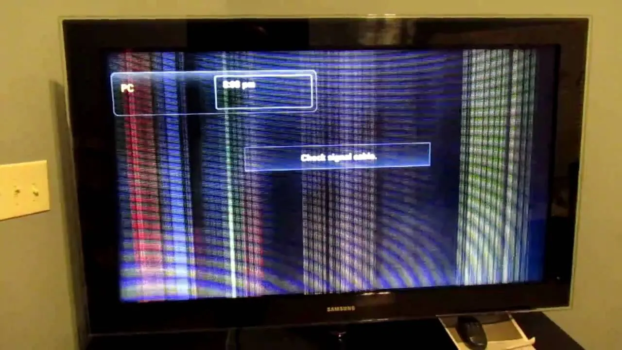 Tivi LED bị lỗi sọc màn hình
