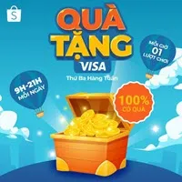 Quà tặng VISA trên Shopee