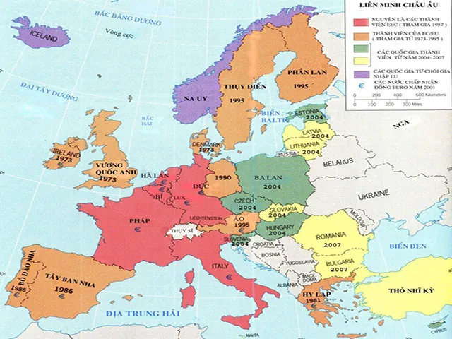 Khối châu Âu gồm những nước nào?