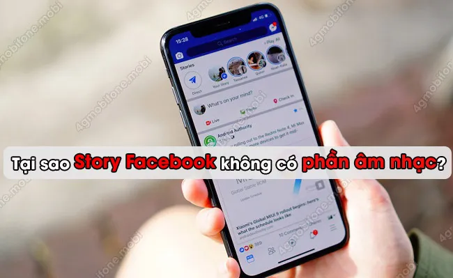 Story Facebook khong co phan am nhac 