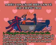 điều con gái dễ hiểu nhầm về các chàng trai