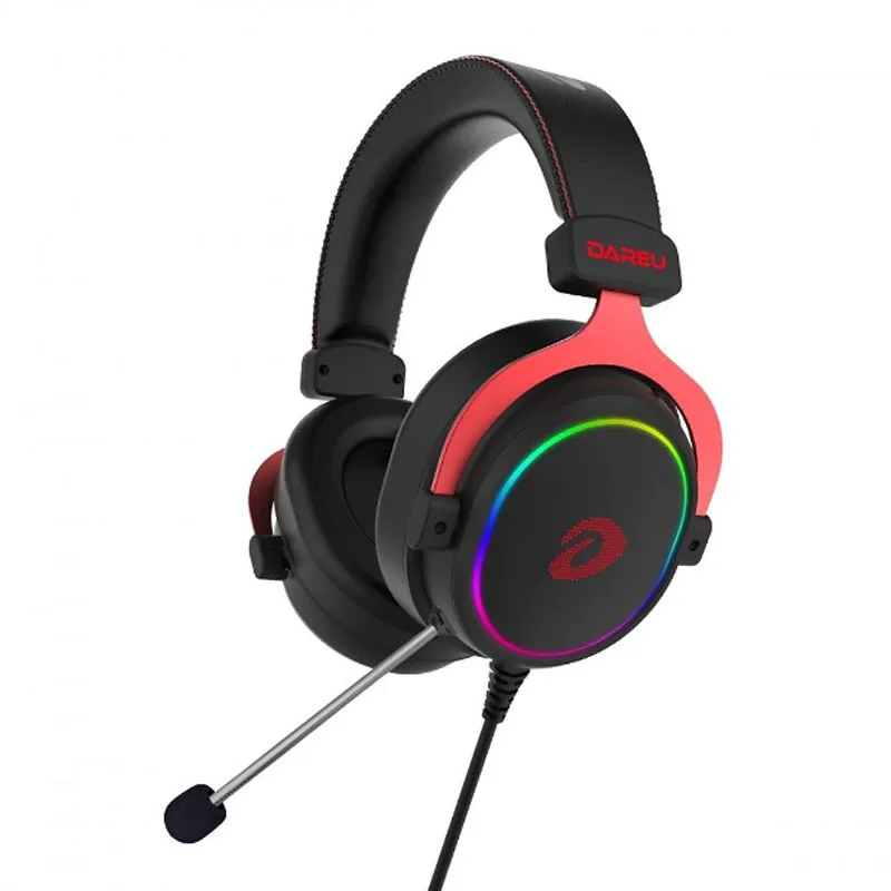 Tai Nghe Gaming DAREU EH925s Red RGB 7.1-