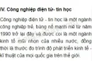 Công nghiệp điện tử- tin học