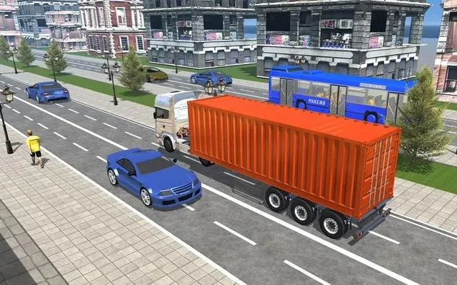 Game mô phỏng lái xe container